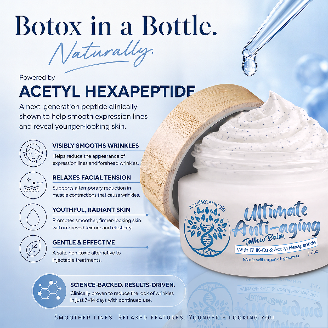 benefits of acetyl hexapeptide botox in a bottle