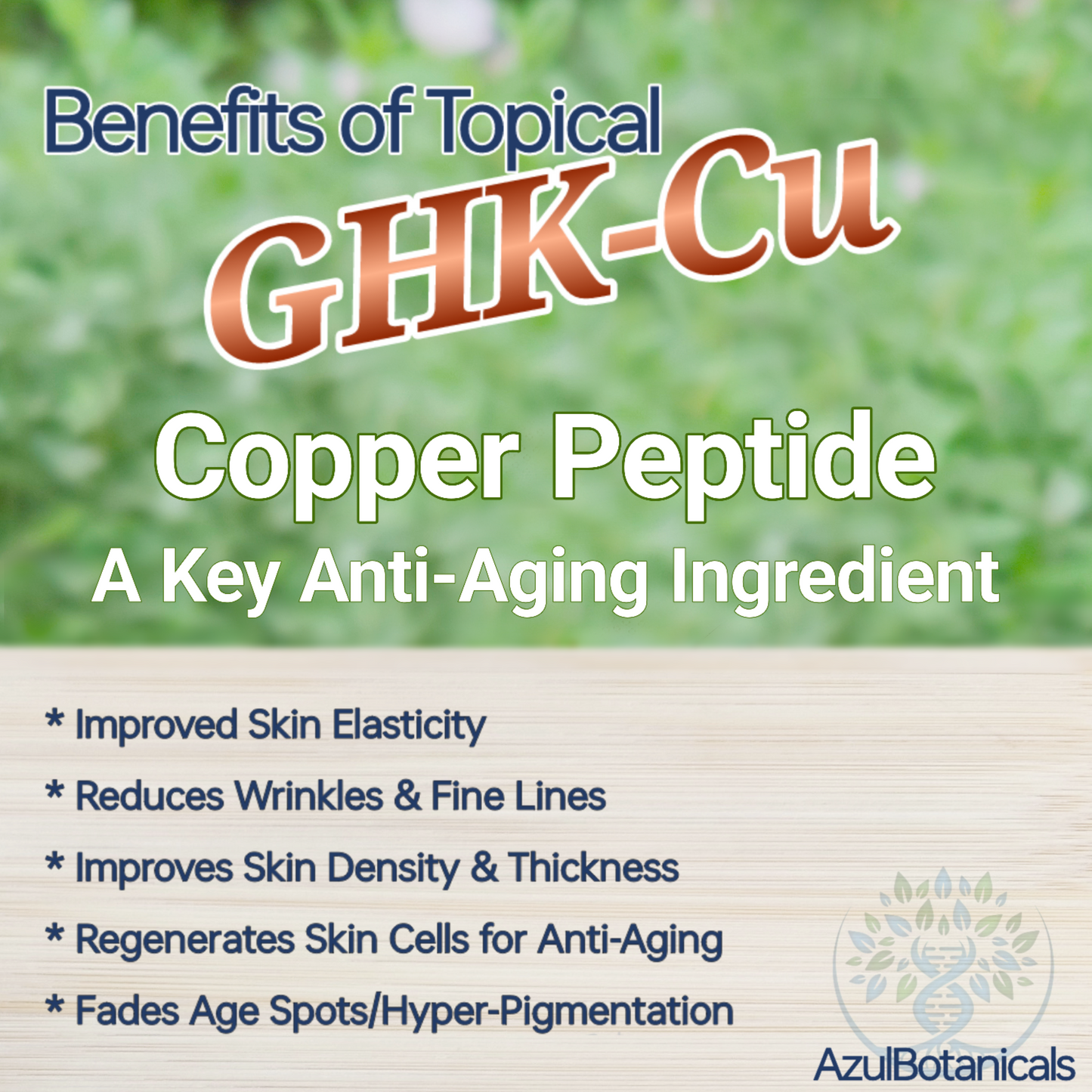 copper peptide anti-aging benefits moisturizer cream lotion balm