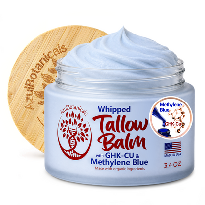 Anti-aging GHK-Cu Peptide, Methylene Blue infused Whipped Grass fed and finished