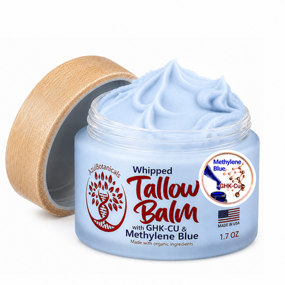 Anti-aging GHK-Cu Peptide, Methylene Blue infused Whipped Grass fed and finished