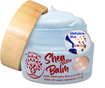 Vegan Whipped Shea Butter Balm Infused With Copper Peptide (GHK-Cu) & Methylene Blue