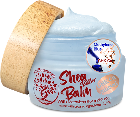 Vegan Whipped Shea Butter Balm Infused With Copper Peptide (GHK-Cu) & Methylene Blue