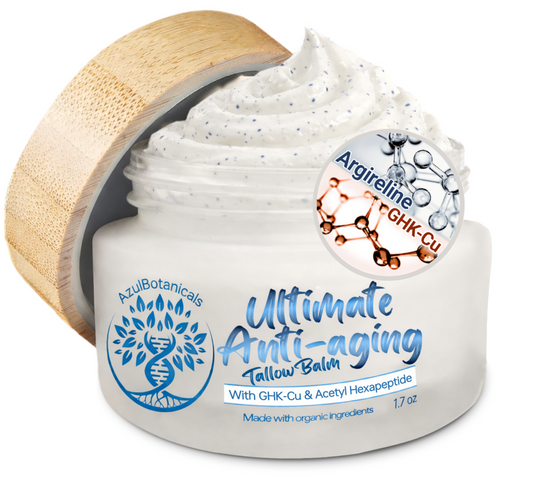 Ultimate Anti-Aging Tallow Balm Infused with GHK-Cu Copper & Acetyl Hexapeptide