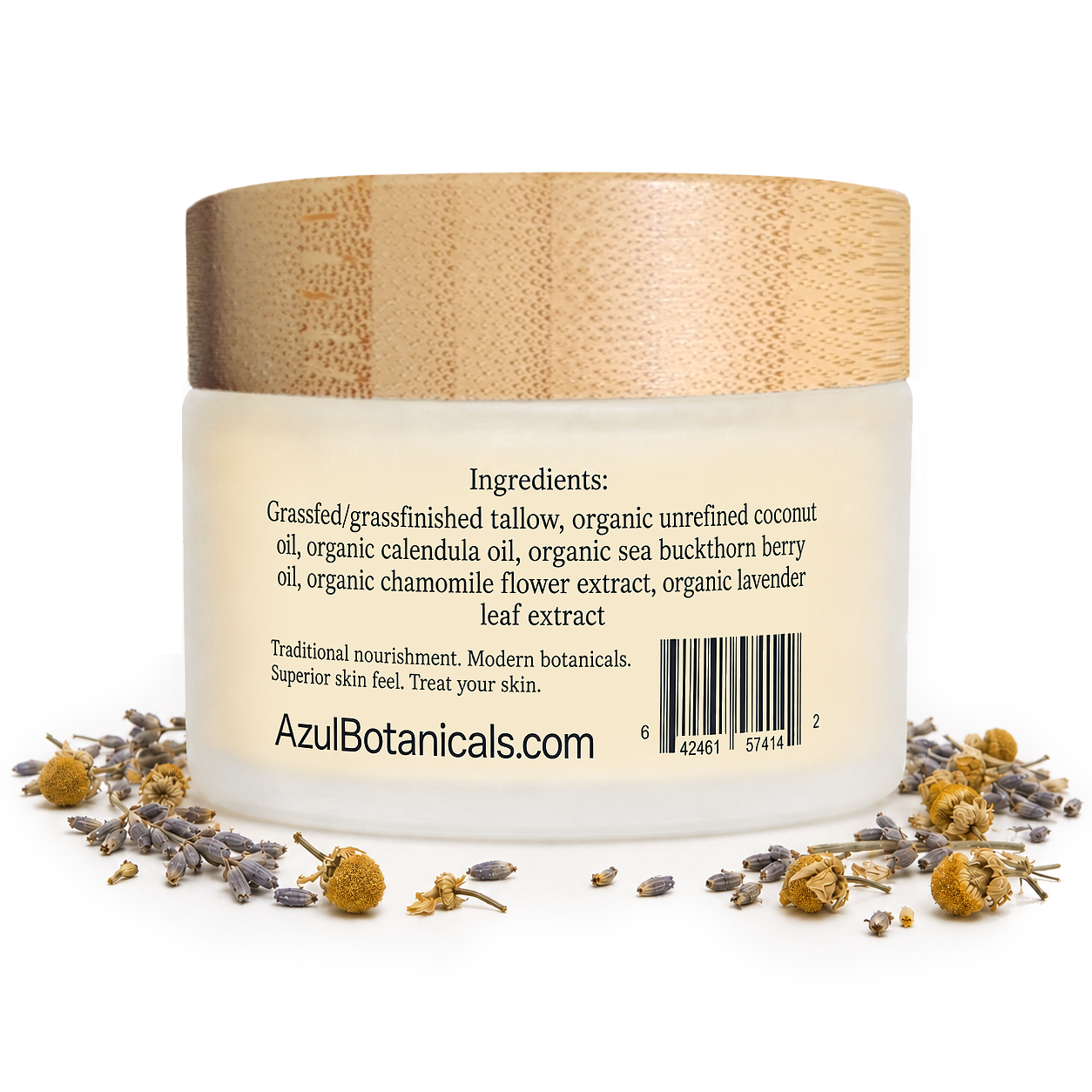 Lavish Chamomile, Whipped Tallow Balm with Leaf/Flower Extracts