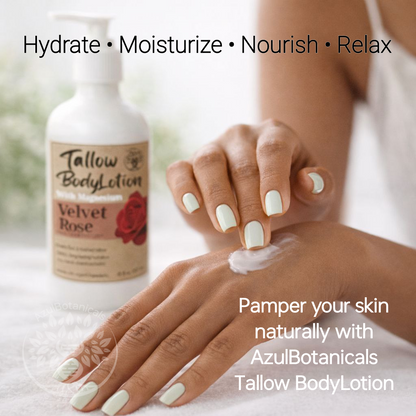 Tallow Body Lotion With Magnesium For Hands, Face & Full Body