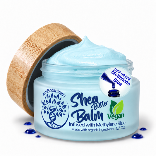 Vegan Whipped Shea Butter Balm Infused With Methylene Blue Organic Ingredients