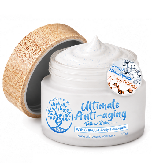 Ultimate Anti-Aging Tallow Balm Infused with GHK-Cu Copper & Acetyl Hexapeptide
