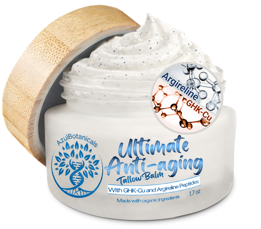 Ultimate Anti-Aging Tallow Balm Infused with GHK-Cu Copper and Argireline