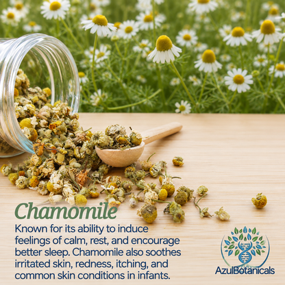chamomile extract organic, soothing in baby tallow balm