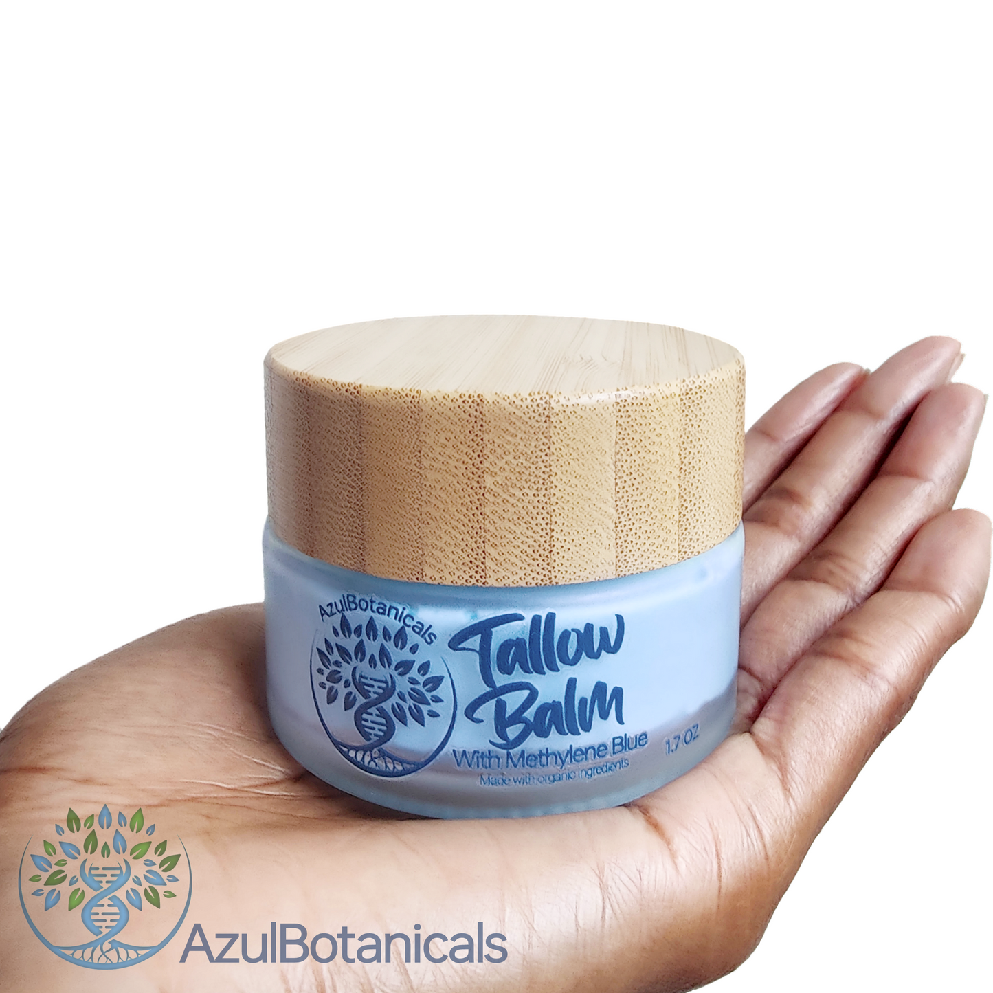 Methylene Blue infused Whipped Grass fed/finished Tallow Balm