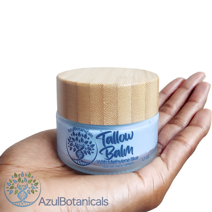 Methylene Blue infused Whipped Grass fed/finished Tallow Balm