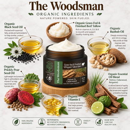 The Woodsman, Whipped Tallow Balm For Men