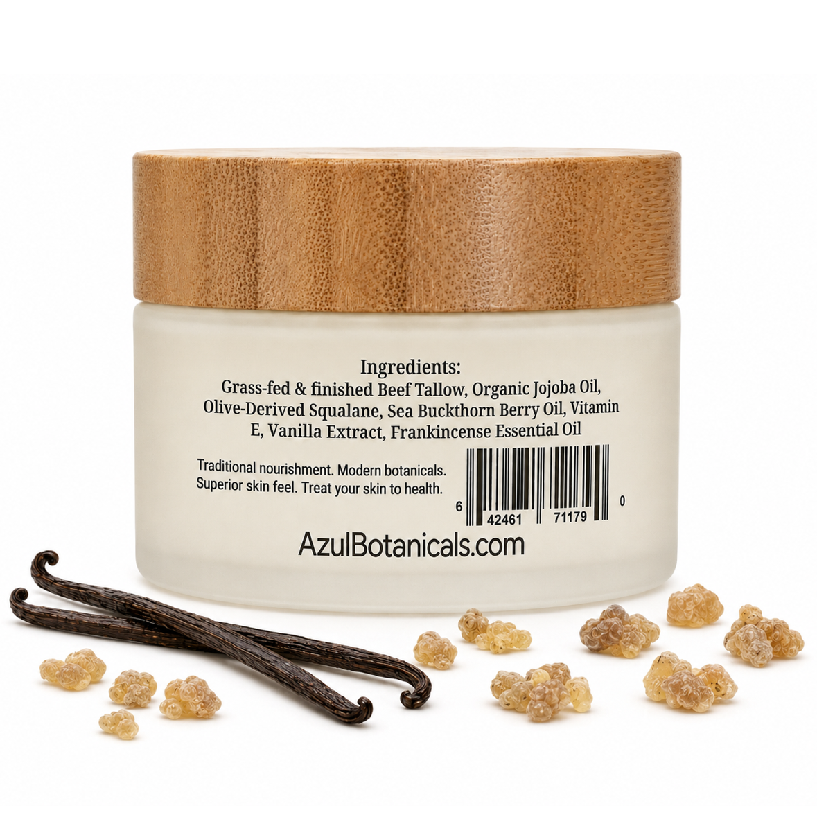 Frankly Vanilla, Whipped Tallow Balm with Frankincense & Vanilla