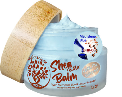 Vegan Copper Peptide (GHK-Cu) & Methylene Blue Infused Whipped Shea Butter Balm