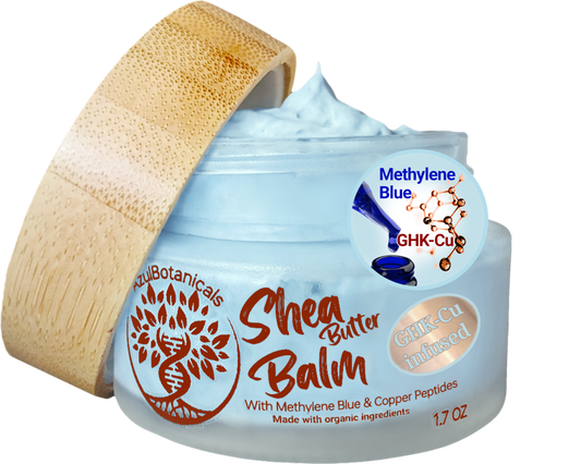 Vegan Copper Peptide (GHK-Cu) & Methylene Blue Infused Whipped Shea Butter Balm