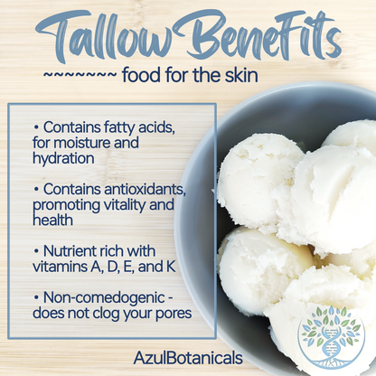 topical tallow benefits skin food antioxidant non-comedogenic